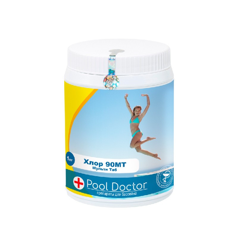 Хлор 90МТ - Мульти Таб 200 гр. 1 кг Pool-Doctor