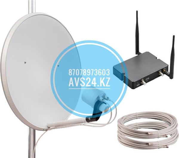 Комплект интернет 3G 4G модем 3372 антенна Petra-12 MIMO 2x2 BOX