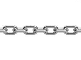Цепь длиннозвенная d 4 мм нержавеющая А2/А4 сварная DIN763, фото 1
