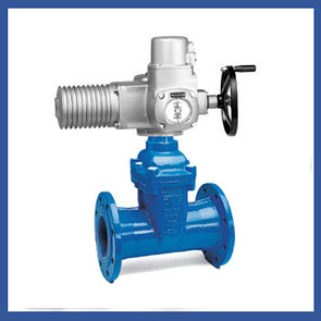 Задвижка AVK с электроприводом