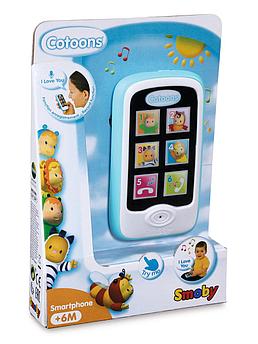 Детский мобильный телефон свет звук Smoby