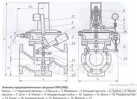 Мембрана для клапана ПКН-50, ПКН-100, ПКН-200