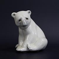 Полярный медведь Фарфоровая мануфактура Lladro Испания. II половина XX века Фарфор, скульптурная лепка