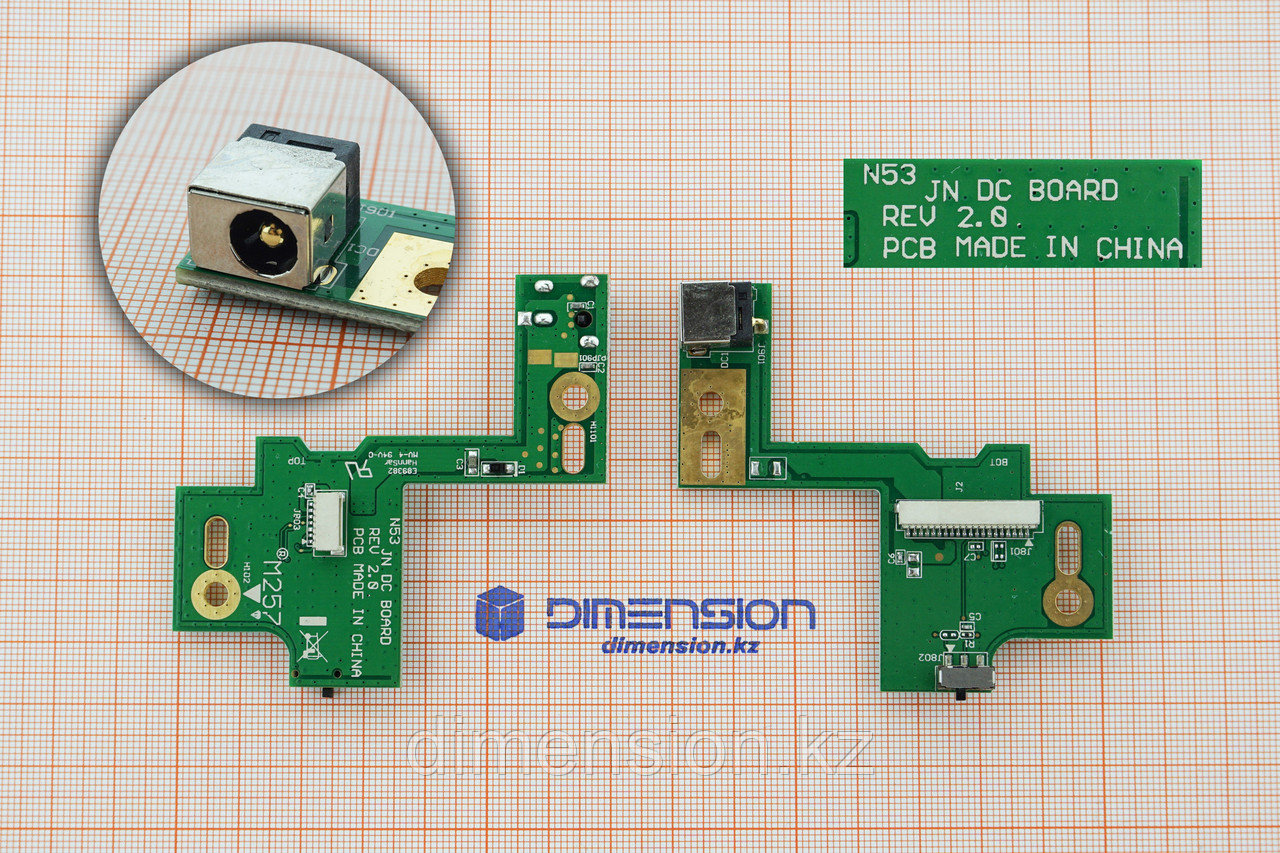 Разъем, плата питания для ASUS N53 N53S