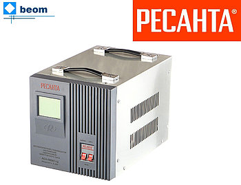Стабилизатор напряжения РЕСАНТА 5 кВт ACH-5000/1-Ц электронный (релейный)