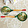 Расписная деревянная ложка с русским орнаментом хохломская роспись зеленая 1 штука, фото 9