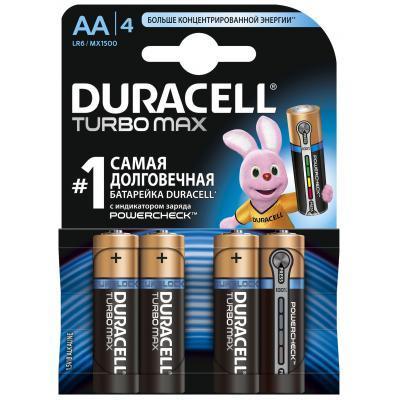 Батарейка Duracell Turbo Max AA LR06 MX1500 1 шт (81546727)