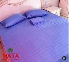 Комплекты постельного белья ЕВРО МАТА страйп-сатин Турция, фото 3