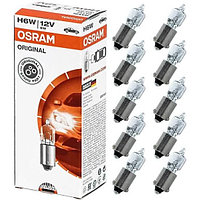 Лампа галогенная OSRAM Halogen H6W (BAX 9s) 12V, 1шт