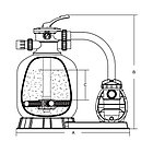 Фильтрационная система Aqualine FSF400 6.48 м³/час, фото 3