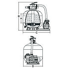 Фильтрационная система Aqualine FSF400 6.48 м³/час, фото 4