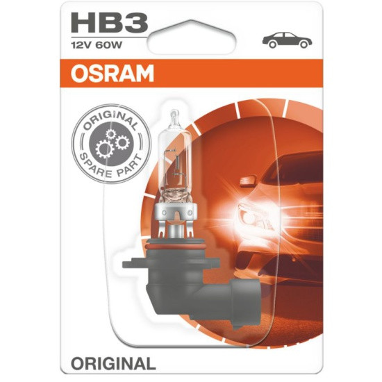 Лампа автомобильная OSRAM HB3/9005 60W P20d 12V (бл.), 1шт