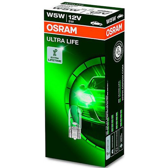Лампа автомобильная OSRAM Ultra Life W5W (W2.1x9.5d) 12V, 1шт