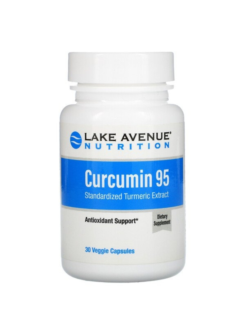 LAKE AVENUE NUTRITION куркумин 95, 500 мг, 30 вегетарианских капсул - фото 1 - id-p96421540