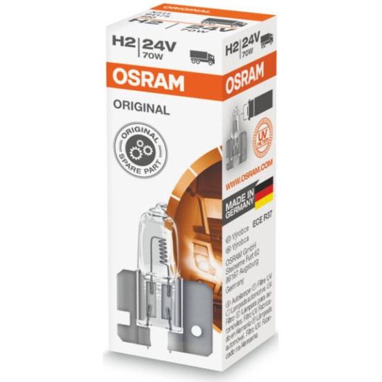 Лампа автомобильная OSRAM H2 70W X511 24V, 1шт,, фото 1