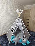 Детский домик вигвам Звезды с Совой, фото 2