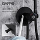 Смеситель Gappo G7288-6 черный встраеваемый гигиен душ, фото 2