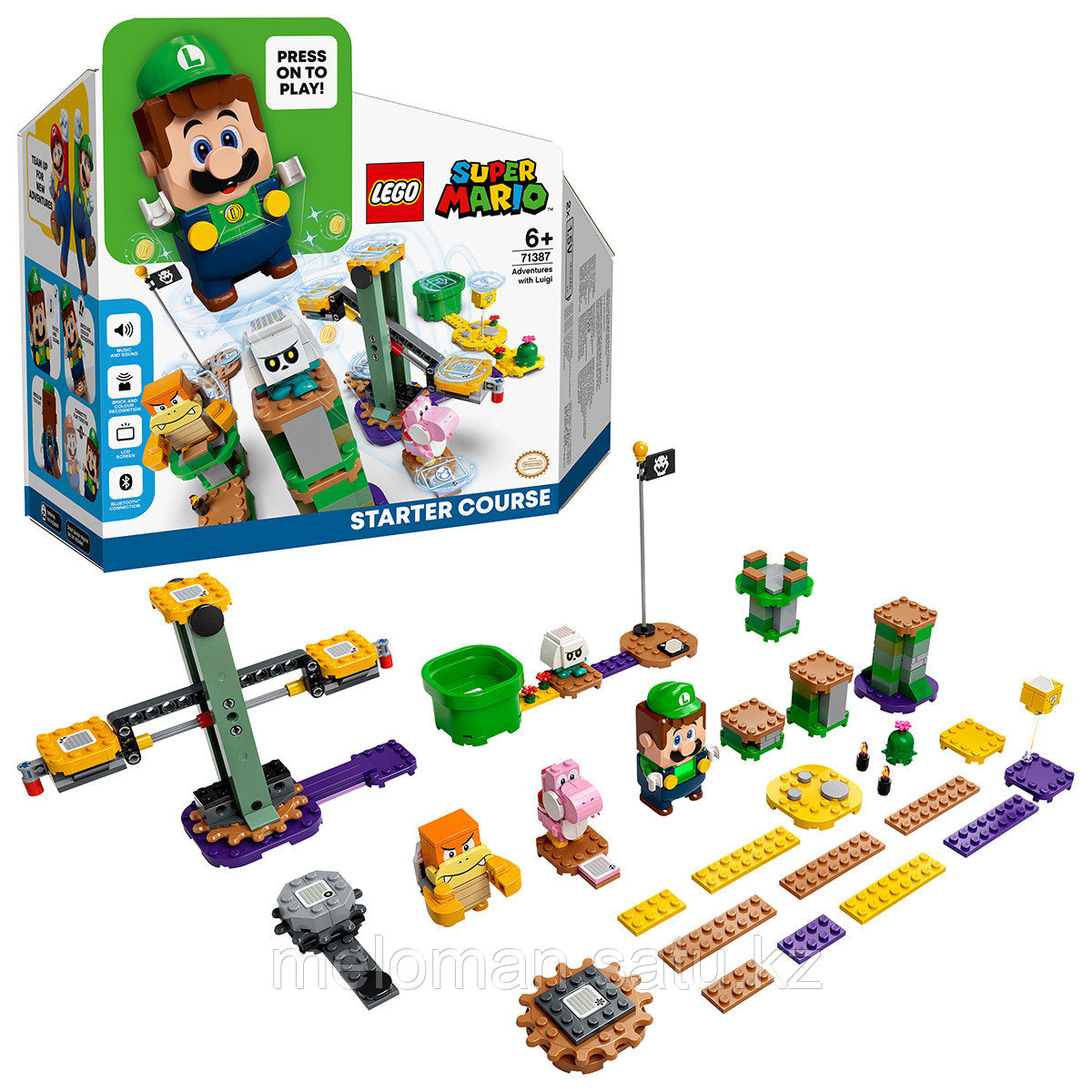 LEGO: Стартовый набор «Приключения вместе с Луиджи» Super Mario 71387 - фото 2 - id-p95551674