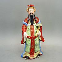 Фу-син бог счастья и процветания. Китай. XX век Фарфор, ручная роспись