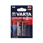 Батарейка VARTA Longlife Power Max Mignon 1.5V - LR6/AA 2 шт в блистере, фото 2