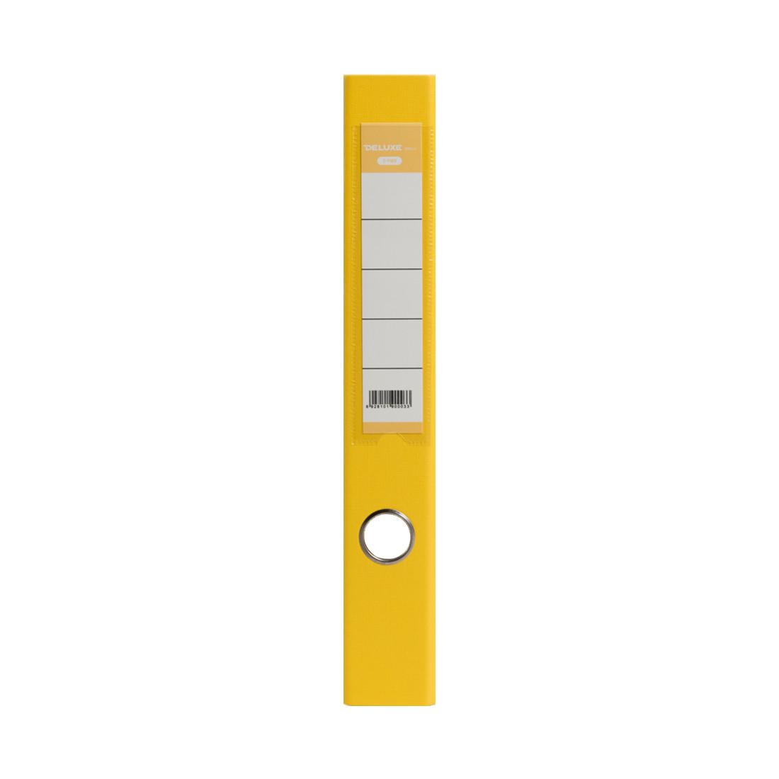 Папка-регистратор Deluxe с арочным механизмом, Office 2-YW5, А4, 50 мм, жёлтый - фото 3 - id-p96435243