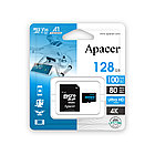 Карта памяти Apacer AP128GMCSX10U7-R 128GB + адаптер, фото 2