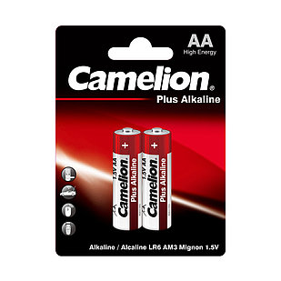 Батарейка CAMELION Plus Alkaline LR6-BP2 2 шт. в блистере