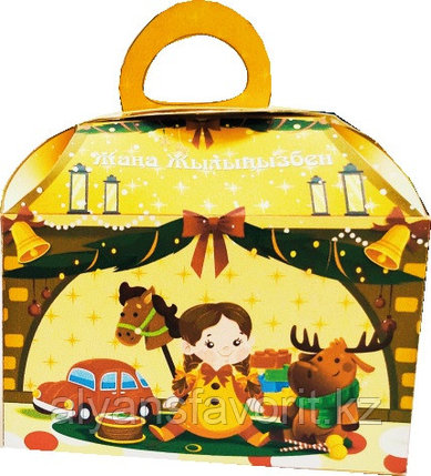 Коробка для новогодних подарков "Праздничные игрушки", фото 2