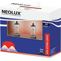 Лампа автомобильная NEOLUX H7 55W PX26d+50% Extra Light (бокс, 2шт) 12V