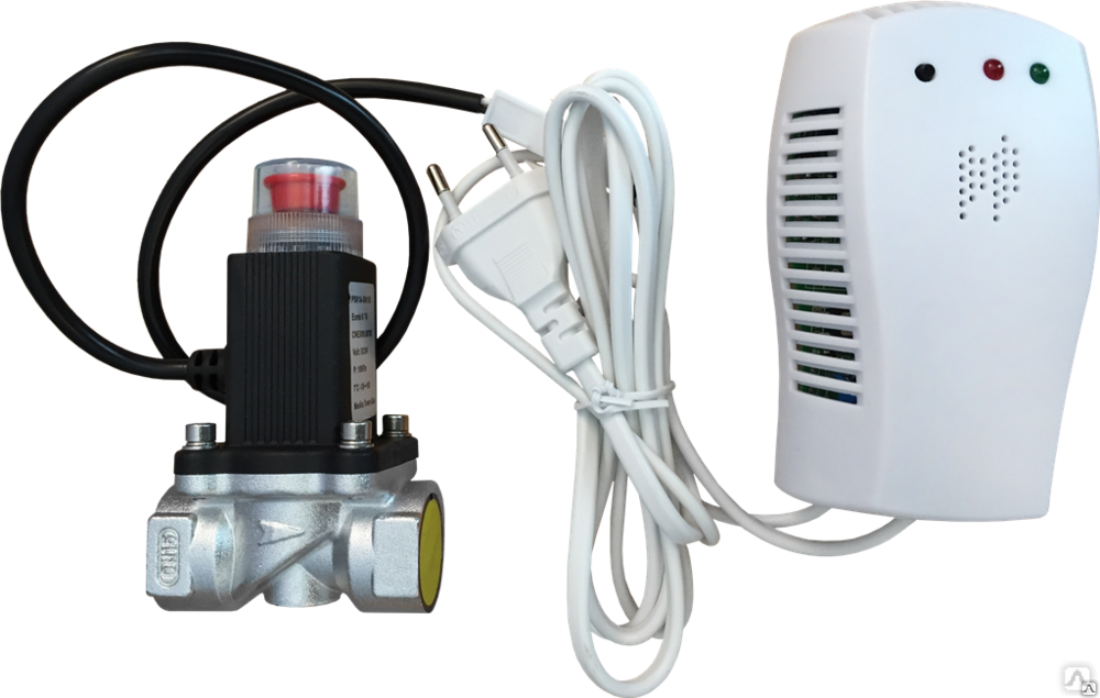 Сигнализатор газа с клапаном ECOGAZ20215 - фото 1 - id-p96437191