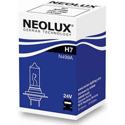 Лампа автомобильная NEOLUX H7 70W PX26d 24V, 1шт
