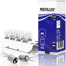 Лампа автомобильная NEOLUX P21/5W (BAY15d) 24V, 1шт
