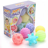 Набор сенсорных тактильных мячиков Soft Balls
