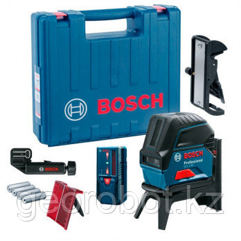 Линейный лазерный нивелир Bosch GCL 2-50 Professional + RM1 + BM3 + LR6 + кейс - фото 1 - id-p96437775