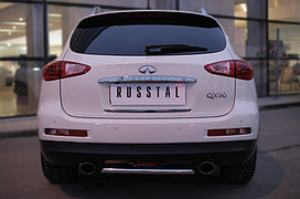 Защита заднего бампера d42 (дуга) QX50 2014-2016