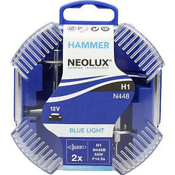Лампа автомобильная NEOLUX Blue Light H1 55W P14.5s 4000K (бокс, 2шт) 12V