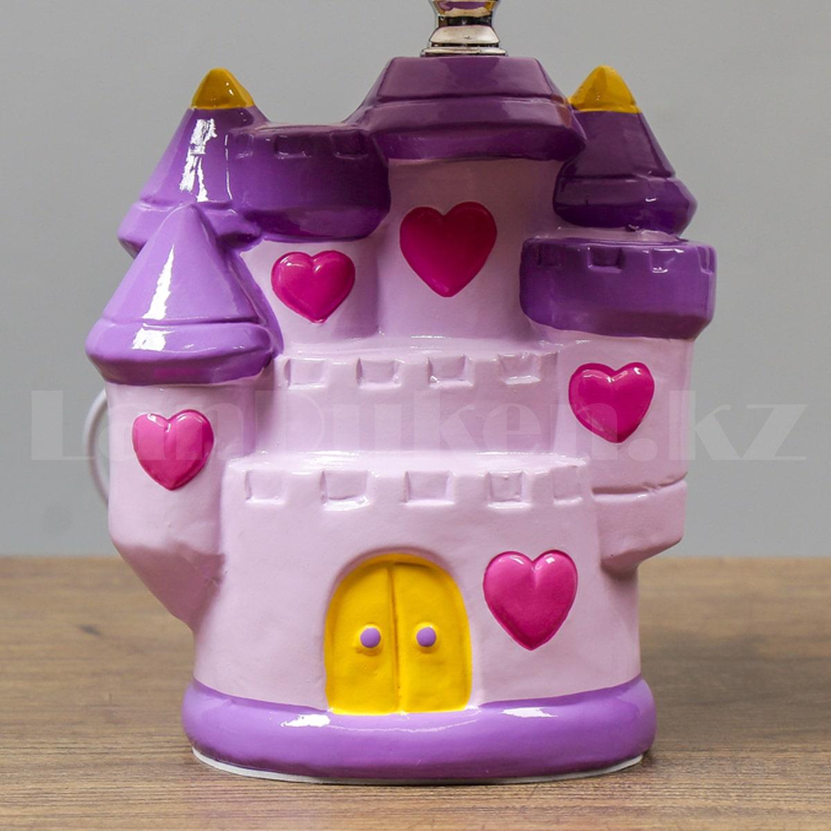 Настольная лампа детская Замок 01723 фиолетовый - фото 7 - id-p96438028