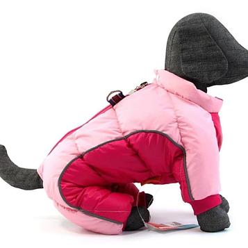 Комбинезон розовый для собак, размер 3ХL