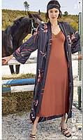 Халат с сорочкой, Monamise, Турция (21127), размер S, M, L, XL