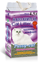 Наполнитель Pussy-cat 4.5л «Комкующийся»