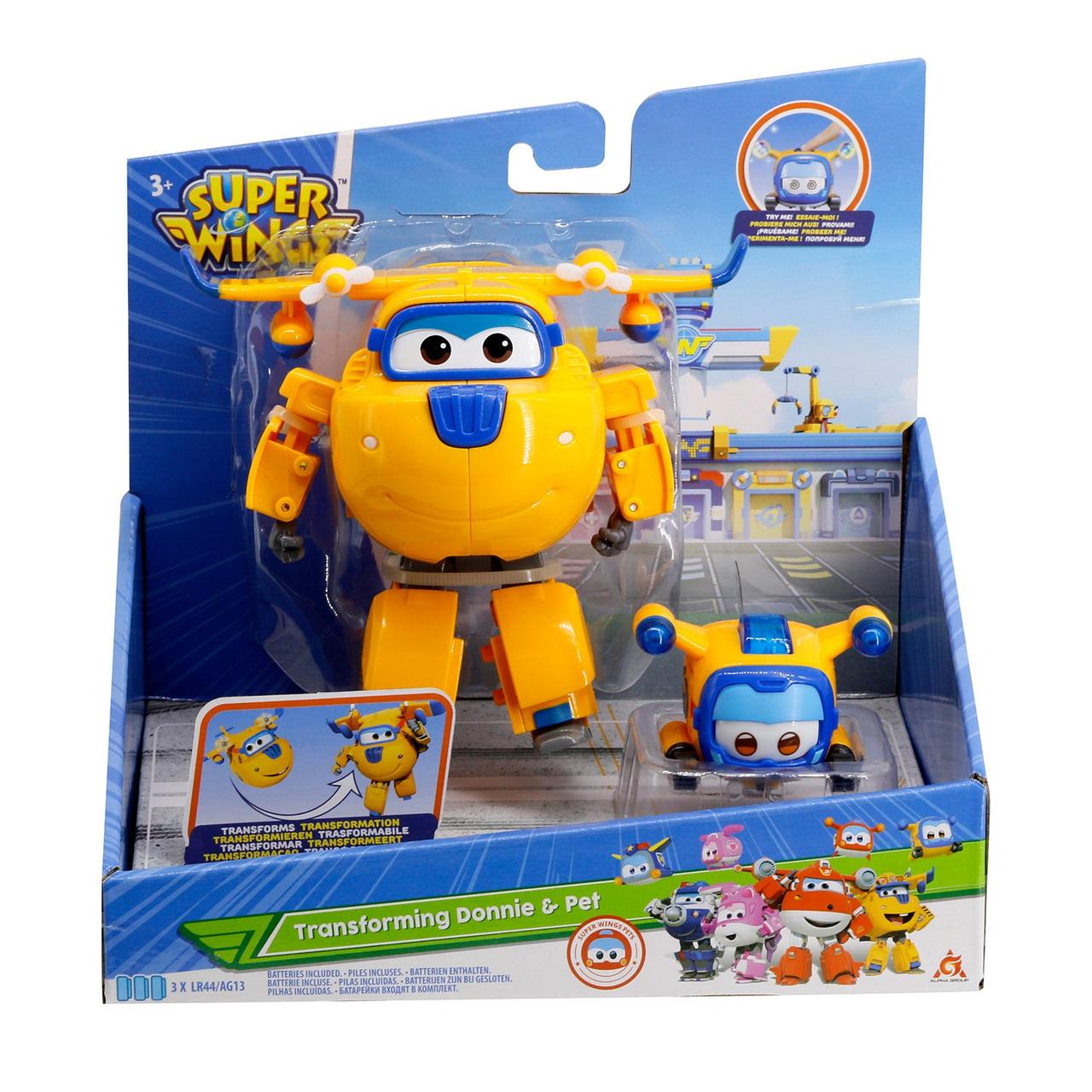 Трансформер Super Wings Донни Супер Питомец Донни