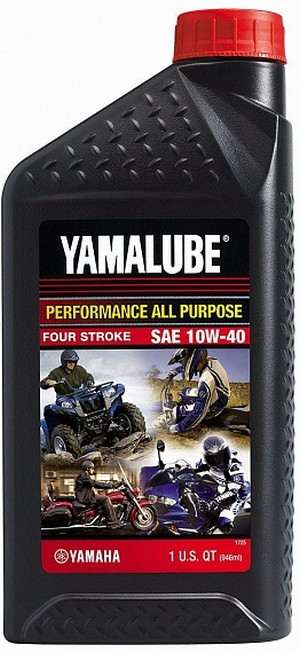 Масло Yamalube 4T 10W40 Для сухопутной техники LUB10W40AP12