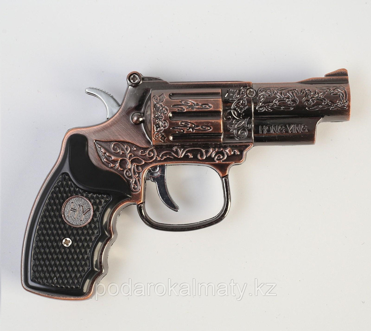 Зажигалка "Револьвер", пьезо, газ, микс - фото 1 - id-p96452510