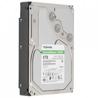 Жесткий диск Toshiba Surveillance S300 8Tb, HDD, 3.5", 7200rpm, 256MB, SATA III 6Gb/s, HDWT380UZSVA