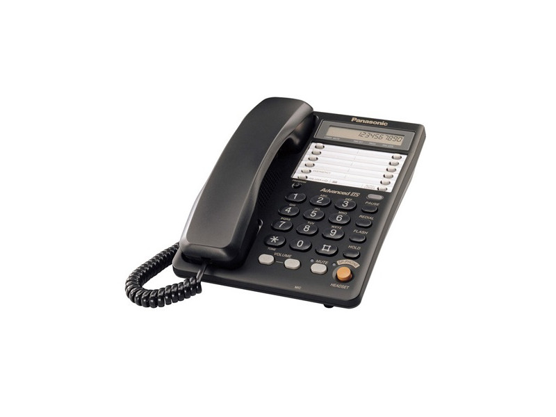 Телефон Panasonic KX-TS2365CAB, LCD, Black