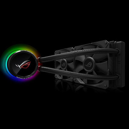 СЖО ASUS ROG RYUO 240, AIO, 2x120mm fan, RGB, BOX, фото 2