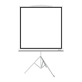 Экран на треноге Deluxe DLS-T203xW (80"х80"), Ø - 113", Раб. поверхность 195х195 см., 1:1