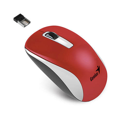 Компьютерная мышь Genius NX-7010 WH+Red, фото 2