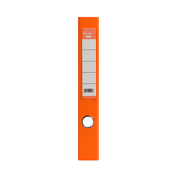 Папка-регистратор Deluxe с арочным механизмом, Office 2-OE6, А4, 50 мм, оранжевый, фото 4