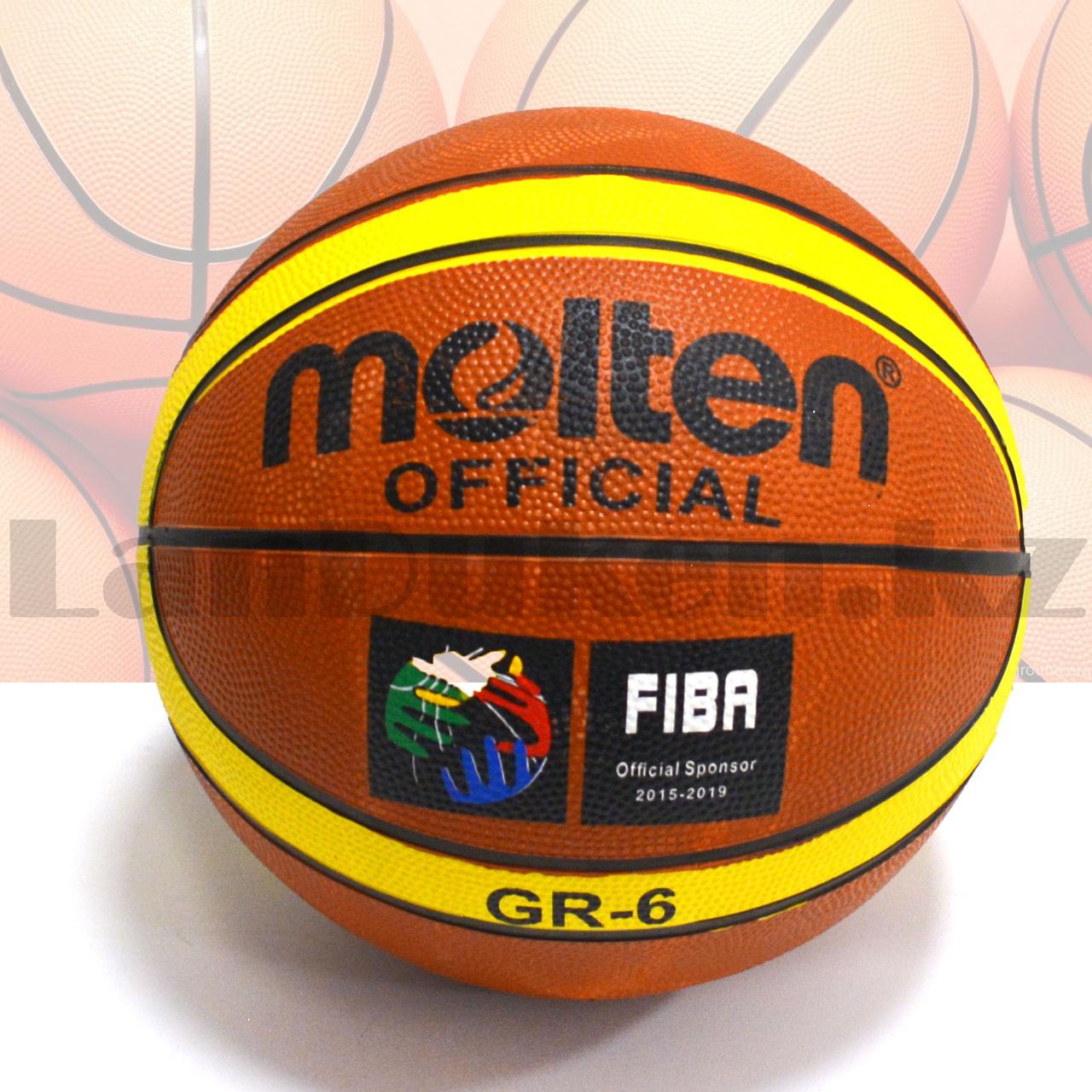 Мяч баскетбольный Molten official GR 6 - фото 1 - id-p96472415